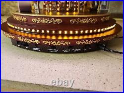 Mr Christmas Gold Label Diamond Jubilee Carousel Great Working Condition Beaut