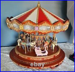 Mr Christmas Gold Label Diamond Jubilee Carousel Working See Video in Descrip
