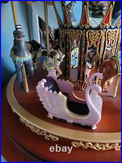 Mr Christmas Gold Label Diamond Jubilee Carousel Working See Video in Descrip