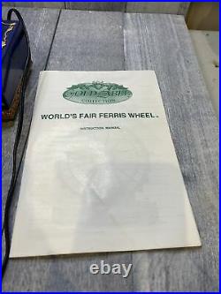 Mr Christmas Gold Label World's Fair Ferris Wheel Ride withlights & 30 songs