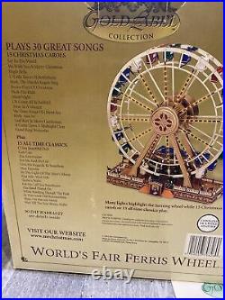 Mr Christmas Gold Label World's Fair Ferris Wheel Ride withlights & 30 songs