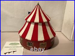 Mr. Christmas Gold Label Worlds Fair Big Top Circus Tent Lights Animated Musical