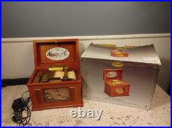 Mr. Christmas, Grand Music In Motion, Punched Tape Player, 15 Carols Wood