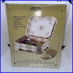 Mr. Christmas Jewel Box Symphonium with10 Music Discs and Power Cords