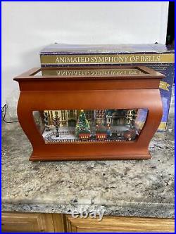 Mr Christmas Music Box Animated Symphony of Bells 70 Songs-Village Train Works