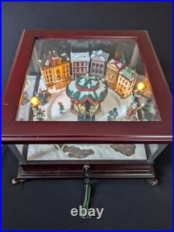 Mr. Christmas Music Box & Rotating Skater Scene 25 Carols 25 Additional Songs
