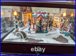 Mr. Christmas Music Box & Rotating Skater Scene 25 Carols 25 Additional Songs