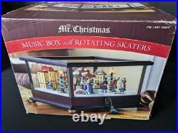 Mr. Christmas Music Box & Rotating Skater Scene 25 Carols 25 Additional Songs