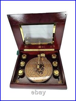 Mr Christmas Musical Bell Symphonium Music Box With 16 Interchangeable Discs