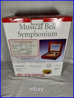 Mr Christmas Musical Bell Symphonium Music Box With 16 Interchangeable Discs