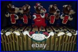 Mr Christmas Rudolph's Reindeer Band Animated Reindeer playing on Xylophone
