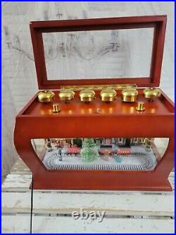 Mr Christmas animated symphony of Bells sounds of season limited music box