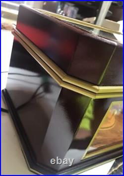 Mr Christmas village square Holiday Music Box With 16 Discs Vintage