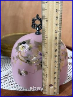 Mt. Washington Glass French HP Paris Music Box