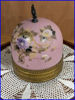 Mt. Washington Glass French HP Paris Music Box