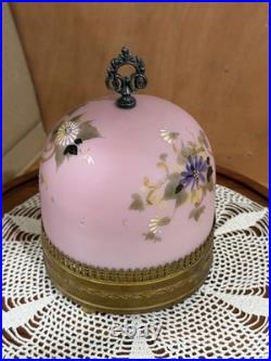 Mt. Washington Glass French HP Paris Music Box