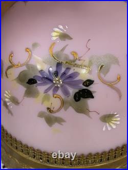 Mt. Washington Glass French HP Paris Music Box