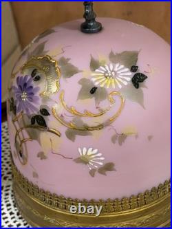 Mt. Washington Glass French HP Paris Music Box