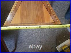 Music Box End / Side Table- Triangle Inlay Set of 6