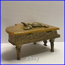 Music Box Grand Piano Vintage Tested & Works