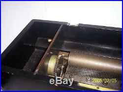 Music Box Mechanism And Case Bottom, Works And No Broken Teeth