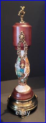 Music Box REUGE & Capodimonte Swiss Mov't Pepper Coffee Mill Grinder Nymph
