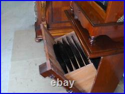 (Music box) Antique made in Germany polyphon 103 type large disc music