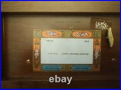 Music box antique Reuge Sainte Croix handcrafted ELFA THORENS MUSIC BIX GUILD