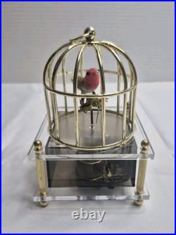 Musical Bird In Cage Revolving Romeo & Juliet Music Box Hong Kong 1988 -Works