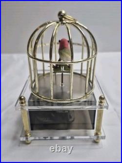 Musical Bird In Cage Revolving Romeo & Juliet Music Box Hong Kong 1988 -Works