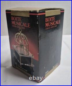 Musical Bird In Cage Revolving Romeo & Juliet Music Box Hong Kong 1988 -Works