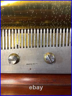 NICOLE FRERES GENEVE MUSIC BOX 8 AIRS 13 CYLINDER C 1850's MATCHING #'s 39974