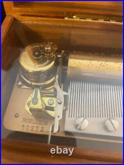 NOS Vintage Reuge 72 Note Swiss Music Box. Bach, Corelli, Mozart Classics. VIDEO