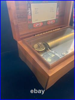 NOS Vintage Reuge 72 Note Swiss Music Box. Bach, Corelli, Mozart Classics. VIDEO