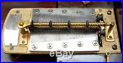 Nice 15-1/2 Regina Double Comb Disc Music Box With 30 Discs Fresh From Estate