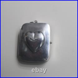 Not Common Sterling Silver Case SANKYO Music Box Pendant Not Common Sterling Silver Case SANKYO Music Box Pendant