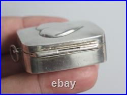Not Common Sterling Silver Case SANKYO Music Box Pendant Not Common Sterling Silver Case SANKYO Music Box Pendant