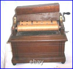 OLD 1880's CONCERT ROLLER ORGAN HAND CRANK REED PIPE CLARIONA
