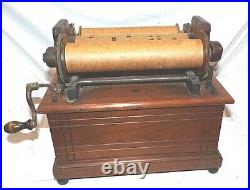 OLD 1880's CONCERT ROLLER ORGAN HAND CRANK REED PIPE CLARIONA