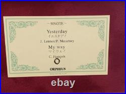 ORPHEUS 50-Note Music Box Yesterday & My Way Japan Vintage High-End Tested ORPHEUS 50-Note Music Box Yesterday & My Way Japan Vintage High-End Tested
