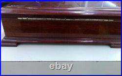 ORPHEUS SANKYO Wood Music Box 50 Notes Two songs Jewelry Box Antique Used JAPAN