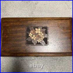 ORPHEUS SANKYO Wooden Music Box 50 notes beethoven 2parts Antique Japan