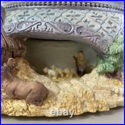 Oh Holy Night San Francisco Music Box Water Snow Globe Nativity Revolving Xmas Oh Holy Night San Francisco Music Box Water Snow Globe Nativity Revolving Xmas