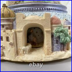 Oh Holy Night San Francisco Music Box Water Snow Globe Nativity Revolving Xmas Oh Holy Night San Francisco Music Box Water Snow Globe Nativity Revolving Xmas