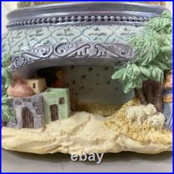 Oh Holy Night San Francisco Music Box Water Snow Globe Nativity Revolving Xmas Oh Holy Night San Francisco Music Box Water Snow Globe Nativity Revolving Xmas