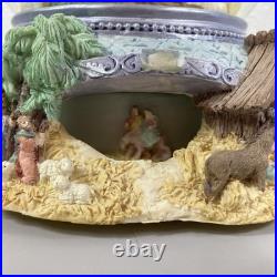 Oh Holy Night San Francisco Music Box Water Snow Globe Nativity Revolving Xmas Oh Holy Night San Francisco Music Box Water Snow Globe Nativity Revolving Xmas