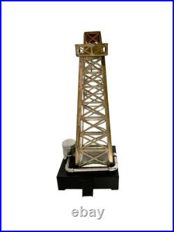 Oil Rig Replica Derrick Model Decanter Music Box Vintage Industrial Decor Gift