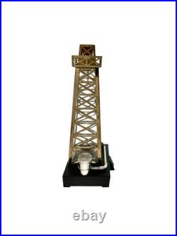 Oil Rig Replica Derrick Model Decanter Music Box Vintage Industrial Decor Gift