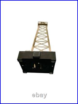 Oil Rig Replica Derrick Model Decanter Music Box Vintage Industrial Decor Gift