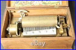 Old Big Walzenspieluhr 20 Lieder Cylinders Music Box Watches